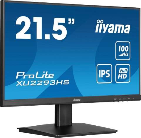 IIYAMA Iiyama ProLite XU2293HS-B6 monitor komputerowy 54,6 cm (21.5") 1920 x 1080 px Full HD LED Czarny