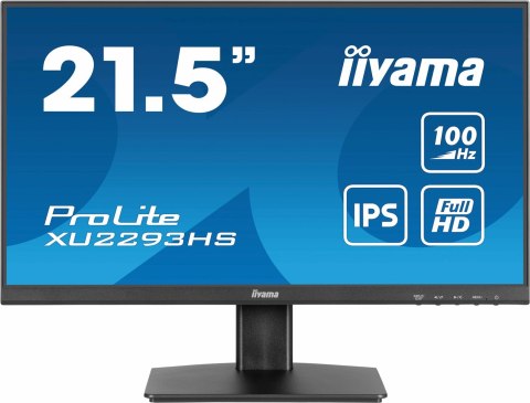 IIYAMA Iiyama ProLite XU2293HS-B6 monitor komputerowy 54,6 cm (21.5") 1920 x 1080 px Full HD LED Czarny