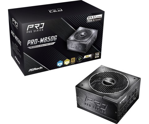 Asrock Zasilacz Asrock PRO-M850G 850W 80 PLUS Gold