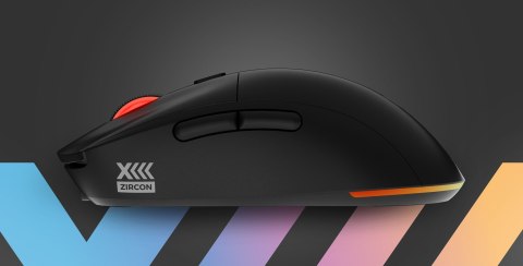 GENESIS GENESIS Zircon XIII myszka Gaming Oburęczny RF Wireless + USB Type-C Optyczny 26000 DPI