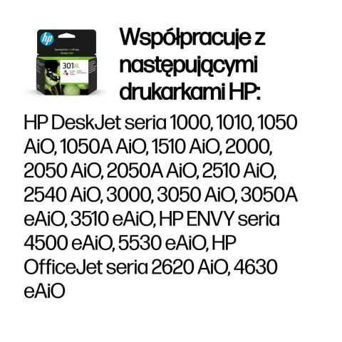 Hewlett-Packard POJEMNIK Z TUSZEM COLOR NO.301XL 6ML CH564EE HP