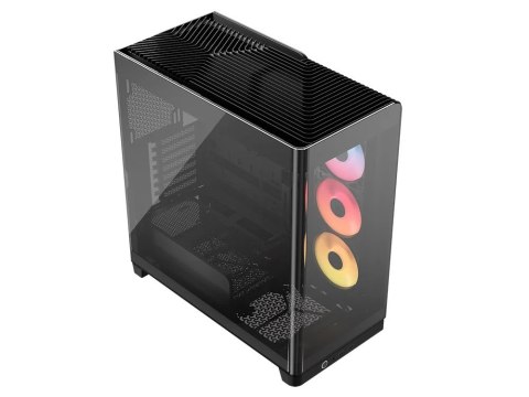 Corsair Corsair 4500X RS-R ARGB Tempered Glass Mid-Tower, Black Midi Tower Czarny