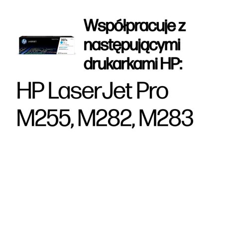 Hewlett-Packard Toner HP niebieski HP 207A, HP207A=W2211A, 1250 str.