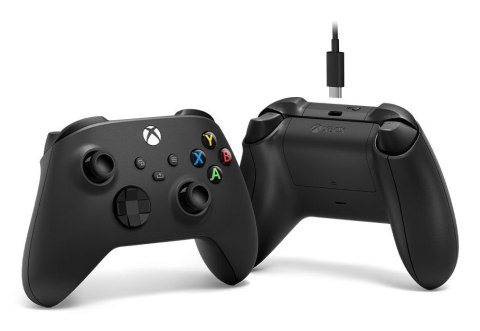 Microsoft Kontroler bezprzewodowy MICROSOFT Xbox Serie Black+USB-C