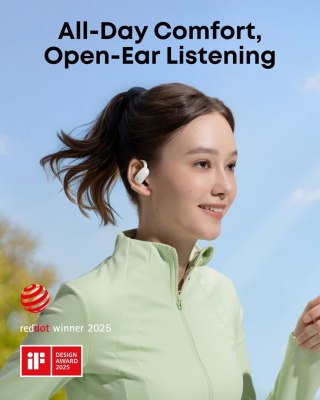 Soundcore Soundcore AeroFit 2 Słuchawki Bezprzewodowy Otwarty na ucho Połączenia/Muzyka/Sport/Codzienność Bluetooth Biały