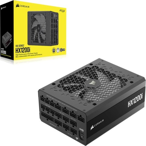 Corsair Corsair HX1200 moduł zasilaczy 1200 W 24-pin ATX ATX Czarny