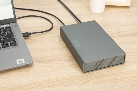 DIGITUS Digitus Obudowa dysku twardego USB 3.0, 3,5", SATA, 16 TB, aluminium