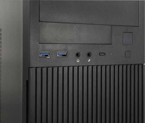 Inter-Tech Inter-Tech IT-2815 Linear Midi Tower Czarny