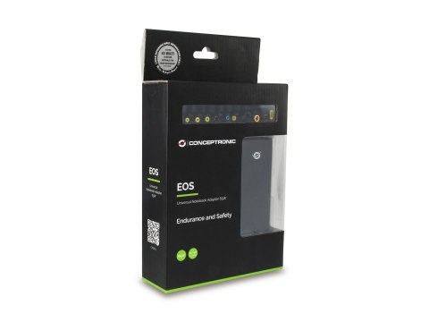 No name Conceptronic CNB65 adapter zasilający/ inwentor Wewnętrzna 65 W Czarny