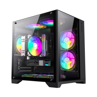 No name GameMax Infinity Mini BK Micro Tower Czarny