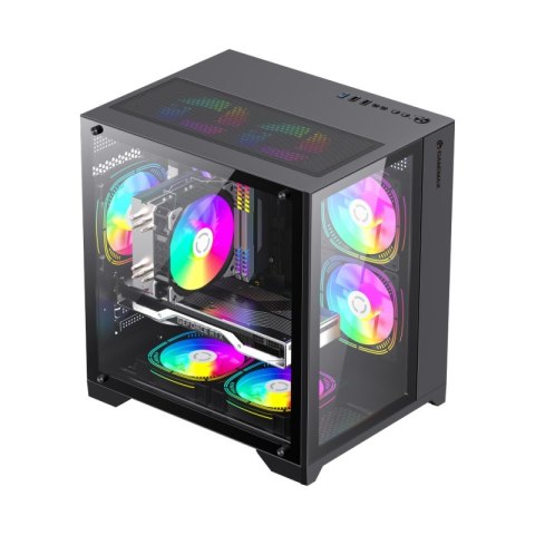 No name GameMax Infinity Mini BK Micro Tower Czarny