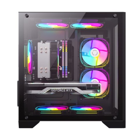 No name GameMax Infinity Mini BK Micro Tower Czarny
