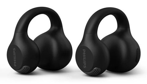 Philips Philips 2000 series TAQ2000BK Zestaw słuchawkowy True Wireless Stereo (TWS) Nauszne klipsy, Otwarty na ucho Połączenia/muzyka Bl