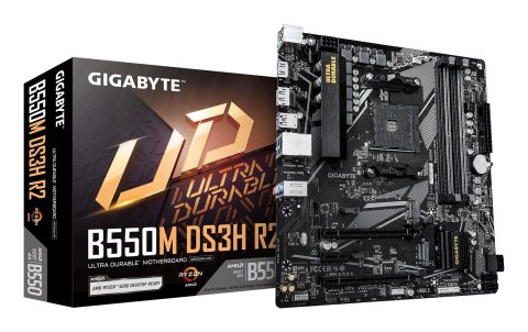 Gigabyte Płyta główna Gigabyte B550M DS3H R2, AMD B550, AM4, 4xDDR4, mATX