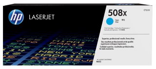 Hewlett-Packard HP 508X oryginalny wkład laserowy o dużej pojemności, błękitny