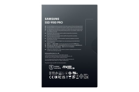 Samsung SSD PCIE G5 M.2 NVME 4TB/9100 PRO MZ-VAP4T0BW SAMSUNG