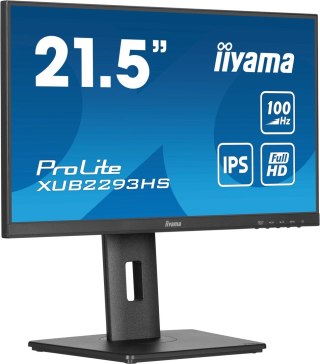 Acer Iiyama ProLite XUB2293HS-B6 monitor komputerowy 54,6 cm (21.5") 1920 x 1080 px Full HD LED Czarny