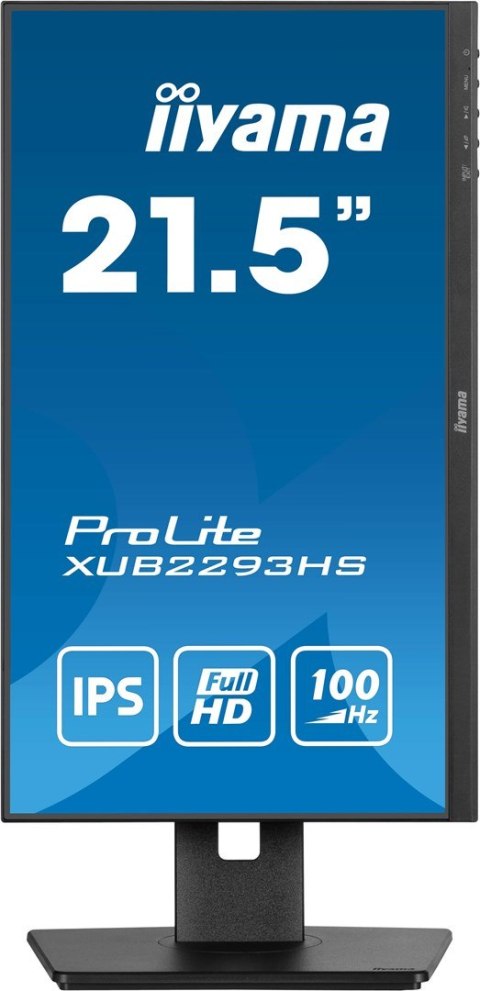 Acer Iiyama ProLite XUB2293HS-B6 monitor komputerowy 54,6 cm (21.5") 1920 x 1080 px Full HD LED Czarny