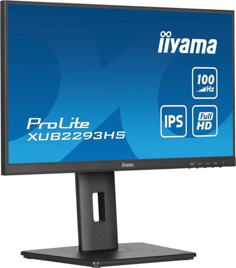 Acer Iiyama ProLite XUB2293HS-B6 monitor komputerowy 54,6 cm (21.5") 1920 x 1080 px Full HD LED Czarny