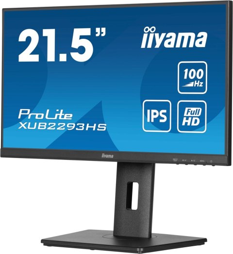 Acer Iiyama ProLite XUB2293HS-B6 monitor komputerowy 54,6 cm (21.5") 1920 x 1080 px Full HD LED Czarny