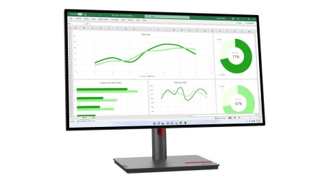 Lenovo Lenovo ThinkVision P27q-30 LED display 68,6 cm (27") 2560 x 1440 px Quad HD Czarny