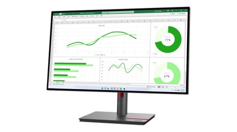 Lenovo Lenovo ThinkVision P27q-30 LED display 68,6 cm (27") 2560 x 1440 px Quad HD Czarny
