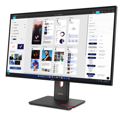 Lenovo Monitor Lenovo ThinkVision T32UD-40 31,5" IPS 16:9 60Hz 3840x2160 1 HDMI 36 mies.
