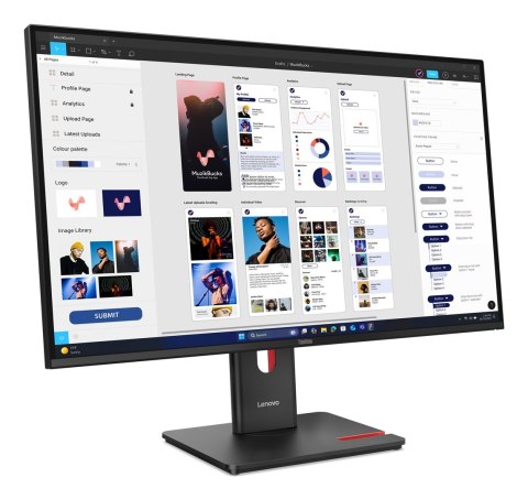 Lenovo Monitor Lenovo ThinkVision T32UD-40 31,5" IPS 16:9 60Hz 3840x2160 1 HDMI 36 mies.