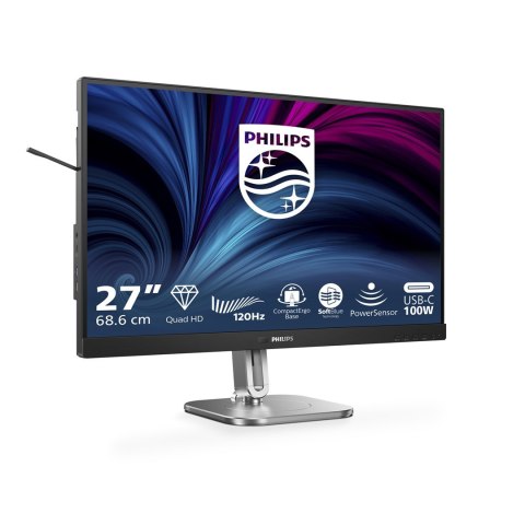 Philips Philips 27B2U4601/00 monitor komputerowy 68,6 cm (27") 2560 x 1440 px Quad HD LCD Szary