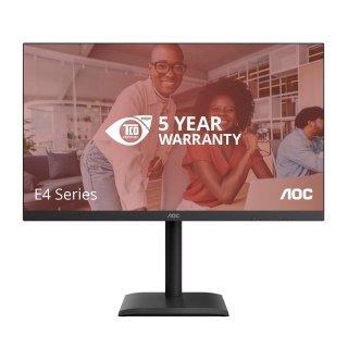 AOC AOC E4 U27E4CV monitor komputerowy 68,6 cm (27") 3840 x 2160 px 4K Ultra HD LED Czarny