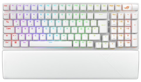 ASUS ASUS ROG Strix Scope II 96 Wireless klawiatura Gaming USB + RF Wireless + Bluetooth QWERTZ Niemiecki Biały