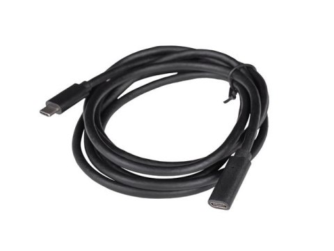 Lanberg Przedłużacz USB-C M/F 3.1 1.5m czarny