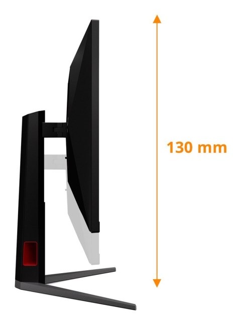 AOC AOC G4 U32G4U monitor komputerowy 80 cm (31.5") 3840 x 2160 px 4K Ultra HD Czarny, Czerwony