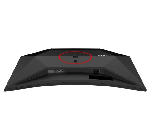 AOC Monitor 31,5" AOC G4 C32G4Z 1920x1080px Full HD LCD Curved Czarny, Czerwony