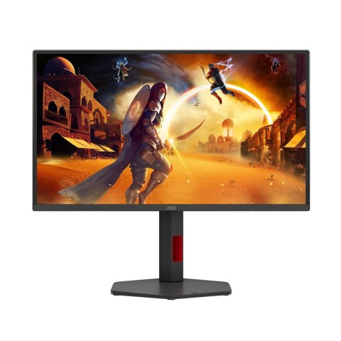 AOC Monitor AOC Q25G4SR, 24,5 cali, IPS, Złącze QHD, 16:9, 300 Hz, 1 ms, 2560 x 1440 pikseli, 400 cd/m2, Ilość portów HDMI: 2, Czarn