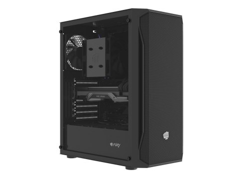 FURY OBUDOWA FURY SHOBO SH4F MIDI TOWER Z OKNEM CZARNA