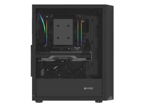 FURY OBUDOWA FURY SHOBO SH4F MIDI TOWER Z OKNEM CZARNA