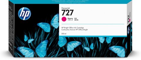 Hewlett-Packard HP Purpurowy wkład atramentowy 727 DesignJet 300 ml