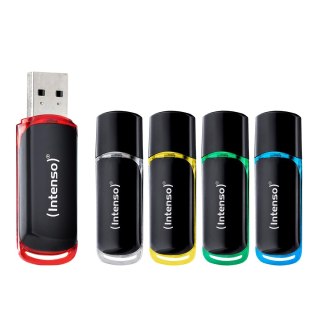 INTENSO Intenso 3511595 pamięć USB 64 GB USB Typu-A 2.0 Czarny, Czerwony, Zielony, Przezroczysty, Żółty, Niebieski