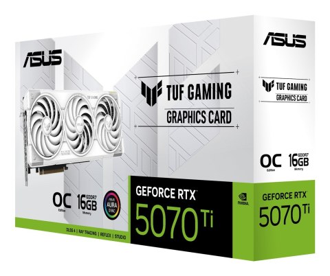 ASUS ASUS TUF Gaming TUF-RTX5070TI-O16G-WHITE-GAMING NVIDIA GeForce RTX 5070 Ti 16 GB GDDR7