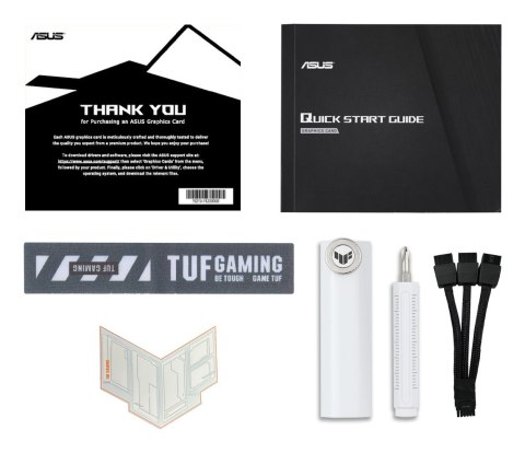 ASUS ASUS TUF Gaming TUF-RTX5070TI-O16G-WHITE-GAMING NVIDIA GeForce RTX 5070 Ti 16 GB GDDR7