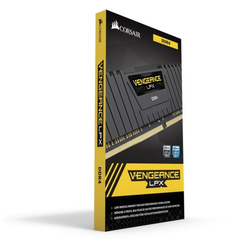 Corsair Zestaw pamięci Corsair Vengeance LPX CMK16GX4M2B3200C16 (DDR4 DIMM; 2 x 8 GB; 3000 MHz; CL16)