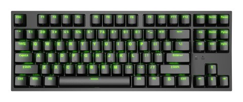 GENESIS GENESIS Thor 404 TKL klawiatura Gaming USB QWERTY Amerykański międzynarodowy Czarny