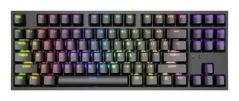 GENESIS GENESIS Thor 404 TKL klawiatura Gaming USB QWERTY Amerykański międzynarodowy Czarny