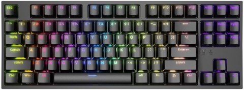 GENESIS GENESIS Thor 404 TKL klawiatura Gaming USB QWERTY Amerykański międzynarodowy Czarny