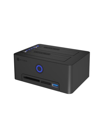 No name ICY BOX IB-1233CL-CR USB 3.2 Gen 1 (3.1 Gen 1) Type-A Czarny