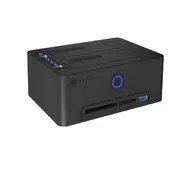 No name ICY BOX IB-1233CL-CR USB 3.2 Gen 1 (3.1 Gen 1) Type-A Czarny