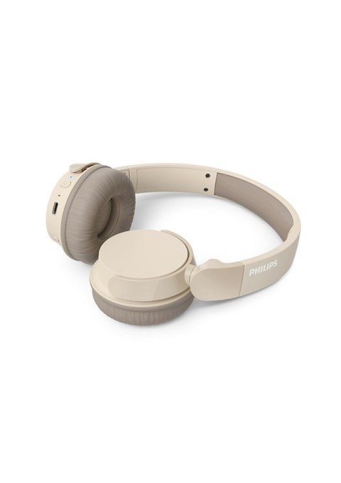 Philips Philips TAH3209BG/00 słuchawki/zestaw słuchawkowy Bezprzewodowy Opaska na głowę Połączenia/muzyka Bluetooth Beżowy
