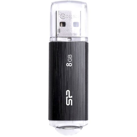 Silicon Power Pendrive Silicon Power Ultima U02 8GB USB 2.0 kolor czarny (SP008GBUF2U02V1K)