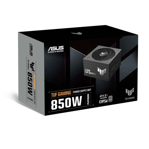 ASUS ASUS TUF Gaming 850W Platinum moduł zasilaczy 20+4 pin ATX ATX Czarny